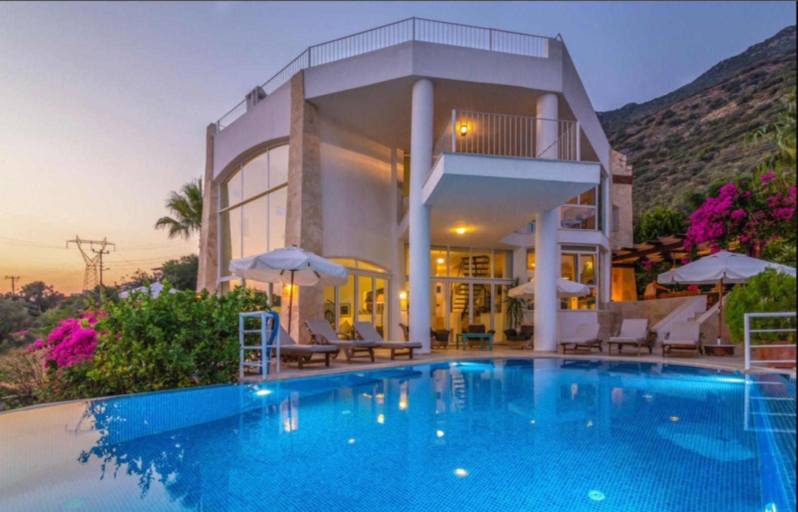 Kalkan Private Villa 10 Kişilik Panoramik
