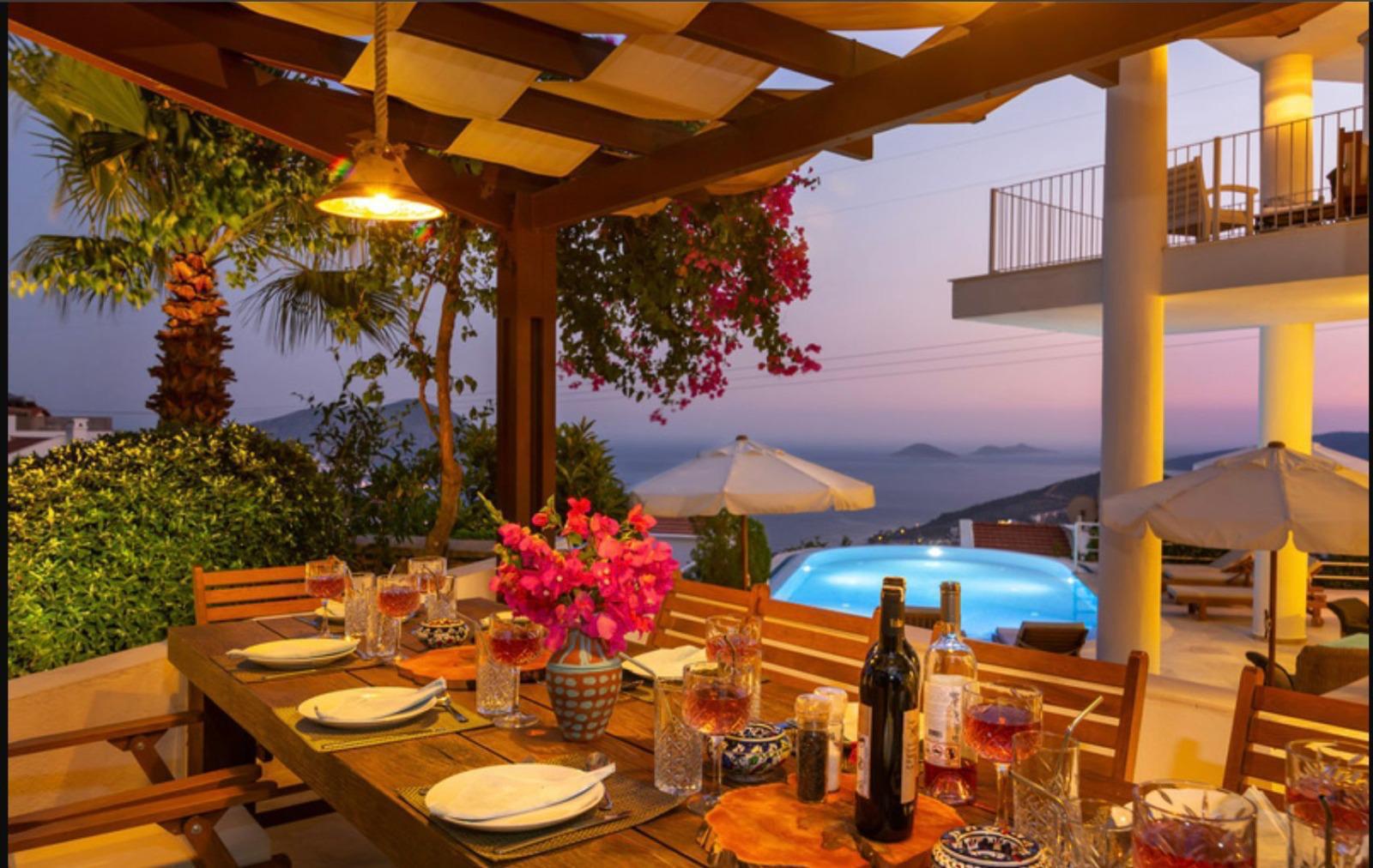 Kalkan Private Villa 10 Kişilik Panoramik