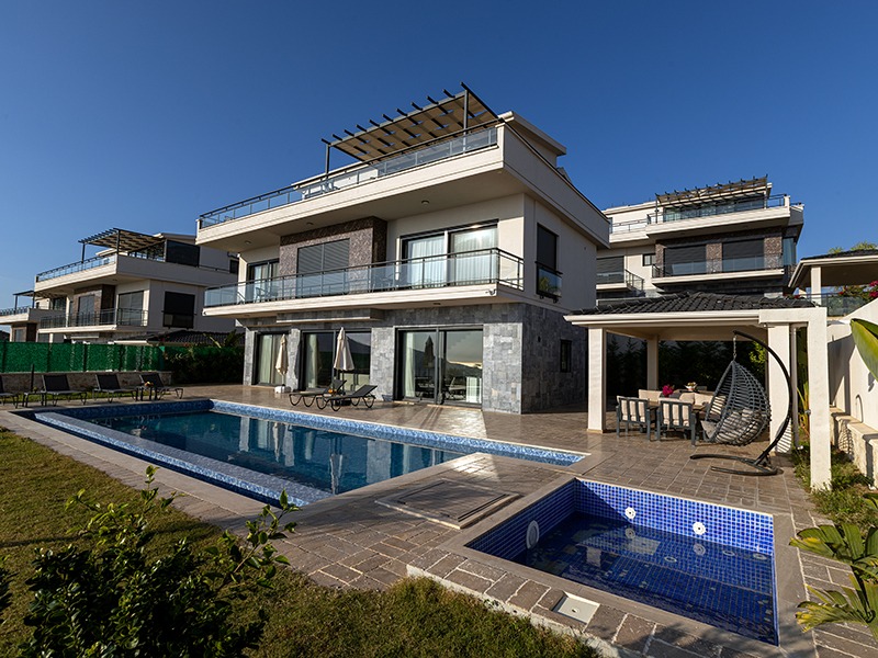 Kalkan Villa Yakut 5+1 Jakuzili  Saunalı Luxury