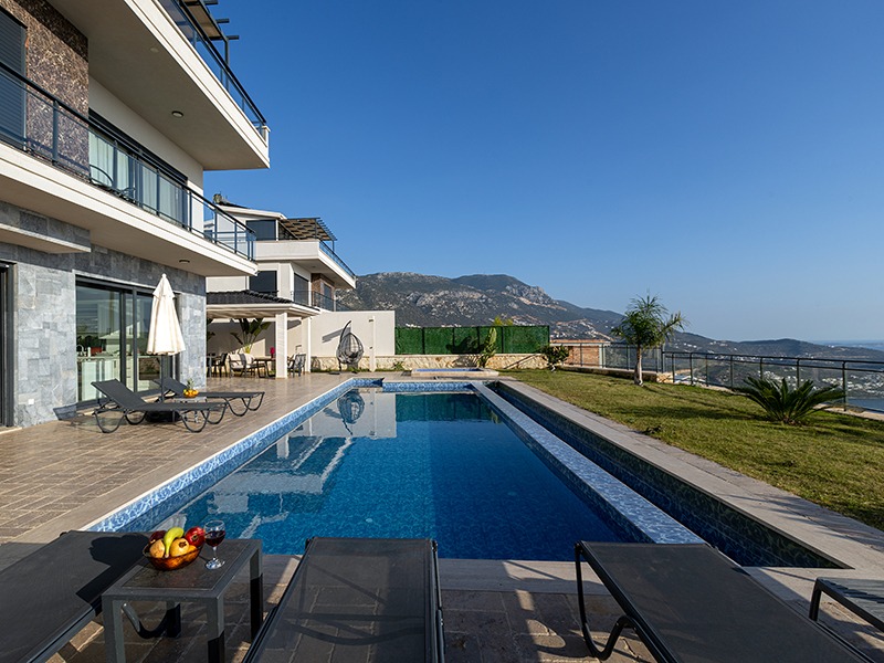 Kalkan Villa Safir 5+1 Jakuzili Saunalı Luxury