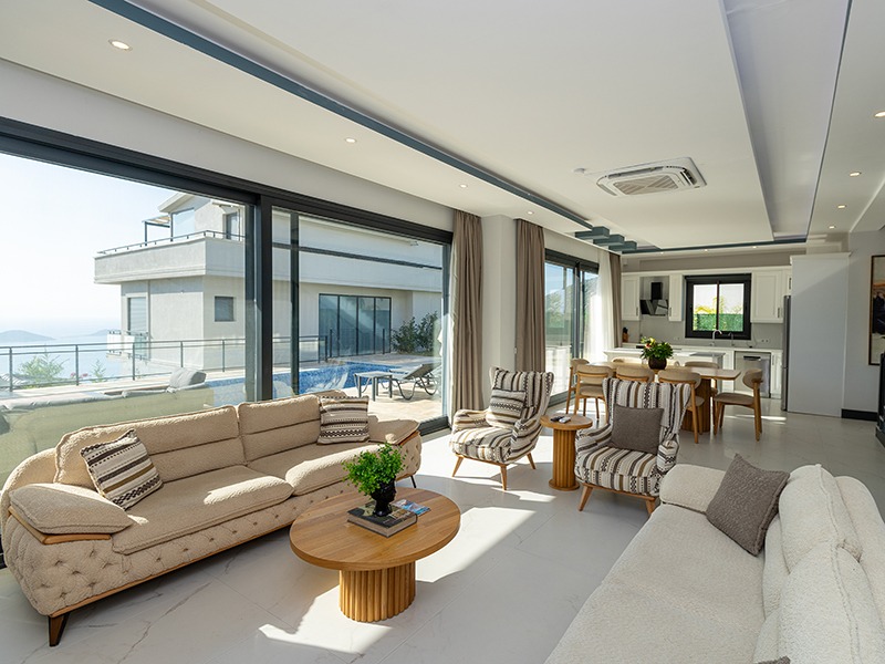 Kalkan Villa Kuvars 4+1 Modern Şıklık