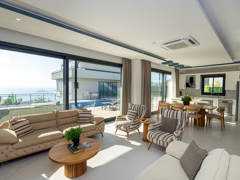Kalkan Villa Akik 4+1 Modern Şıklık