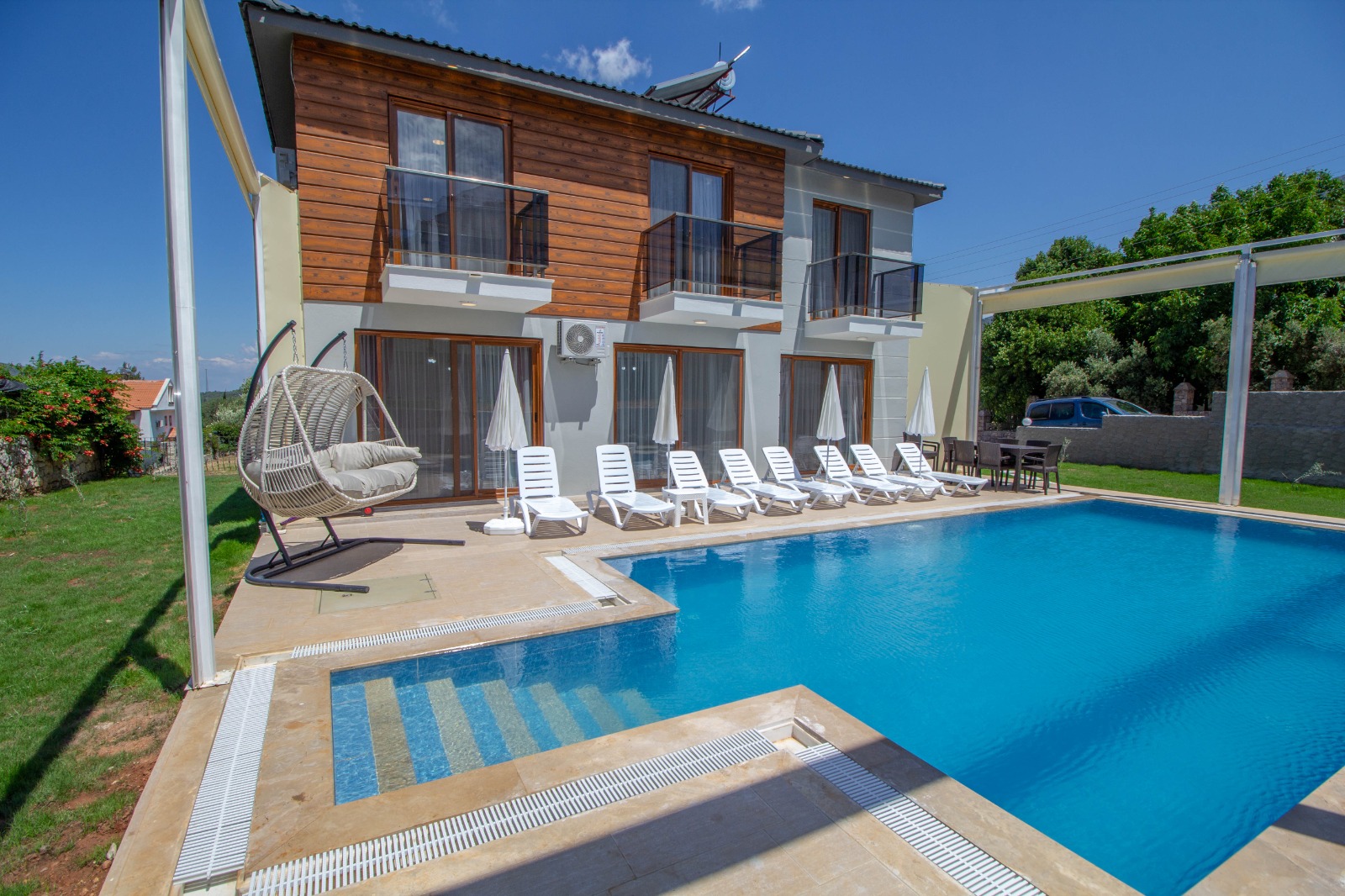 Fethiye Villa Mina 4+1 Korunaklı