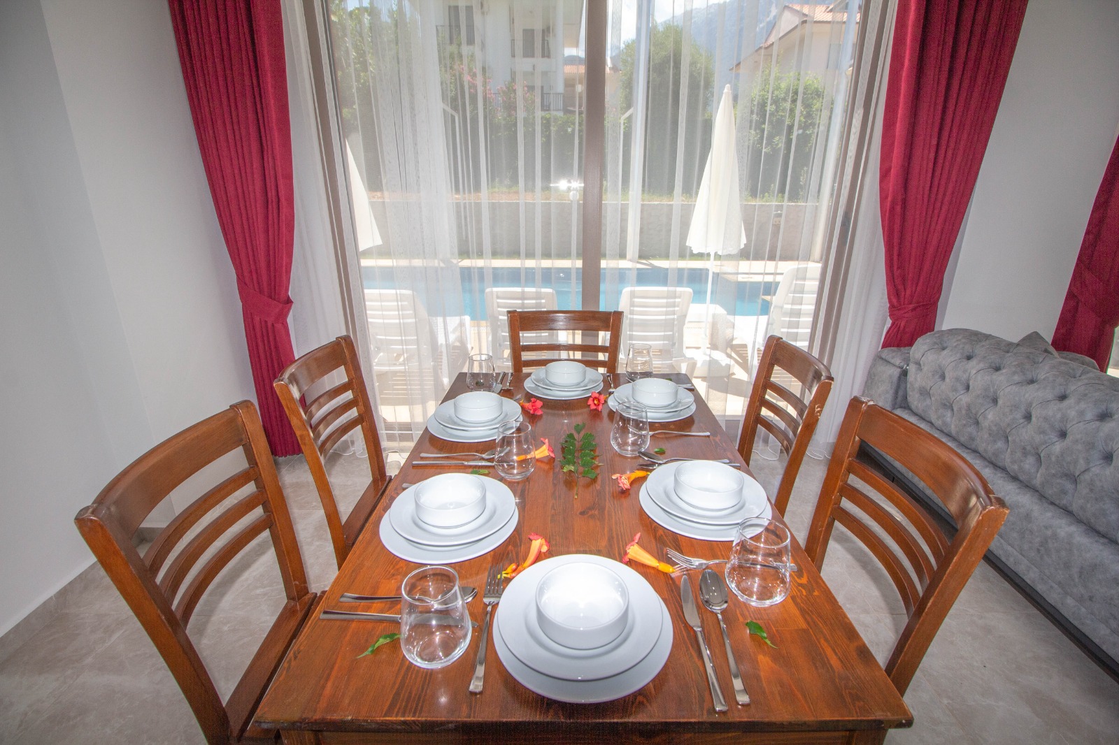 Fethiye Villa Mina 4+1 Korunaklı