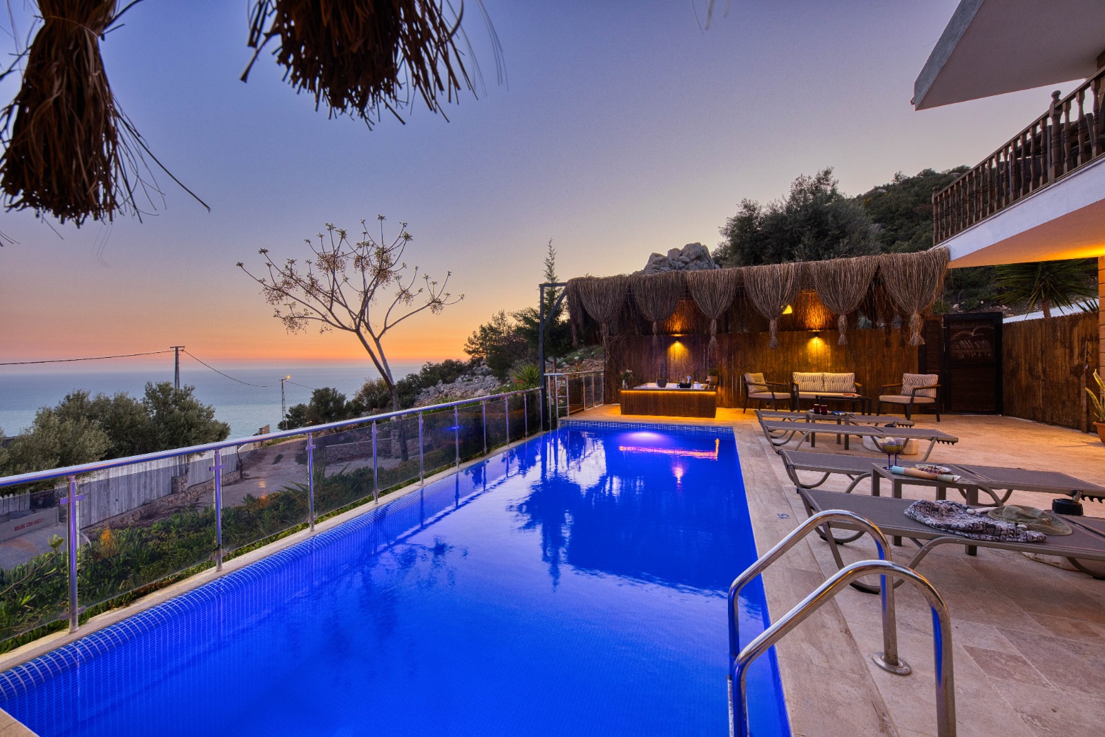 Kalkan Muhteşem Manzaralı Balayı Villası Ulya