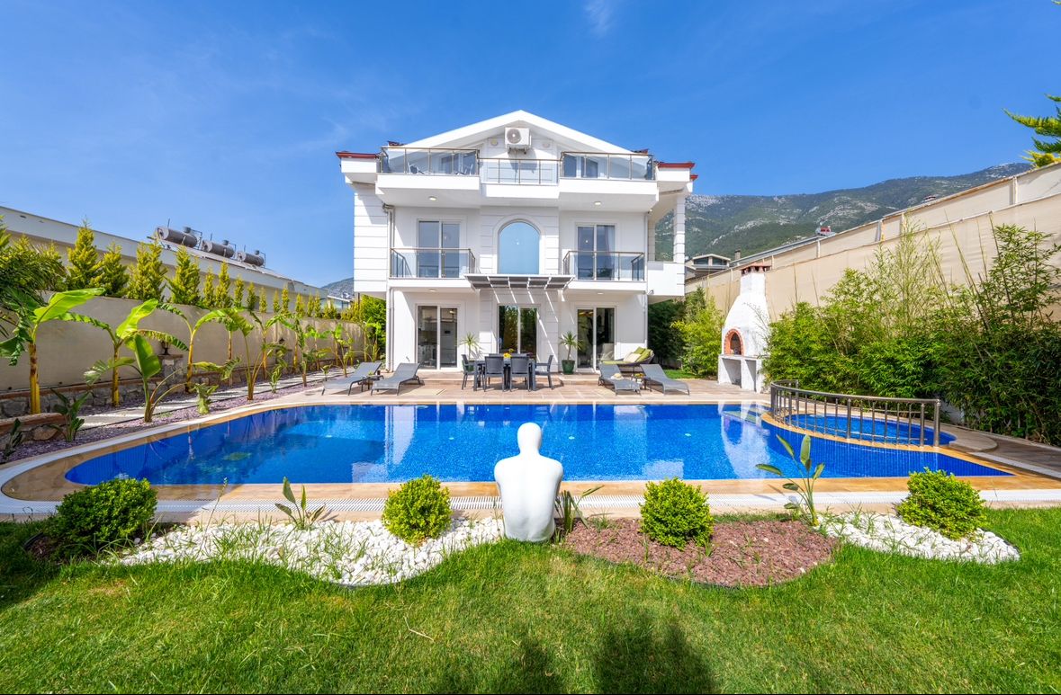 Fethiye 6 Kişilik Kusursuz Villa 3+1 Çocuk Havuzlu