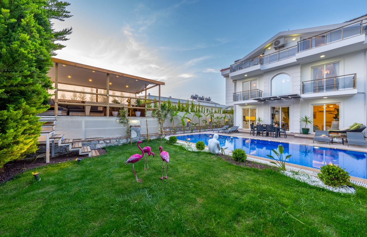 Fethiye 6 Kişilik Kusursuz Villa 3+1 Çocuk Havuzlu