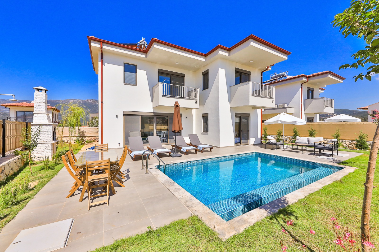 Kaş Villa Heaven 6 Kişilik Kusursuz Tatil